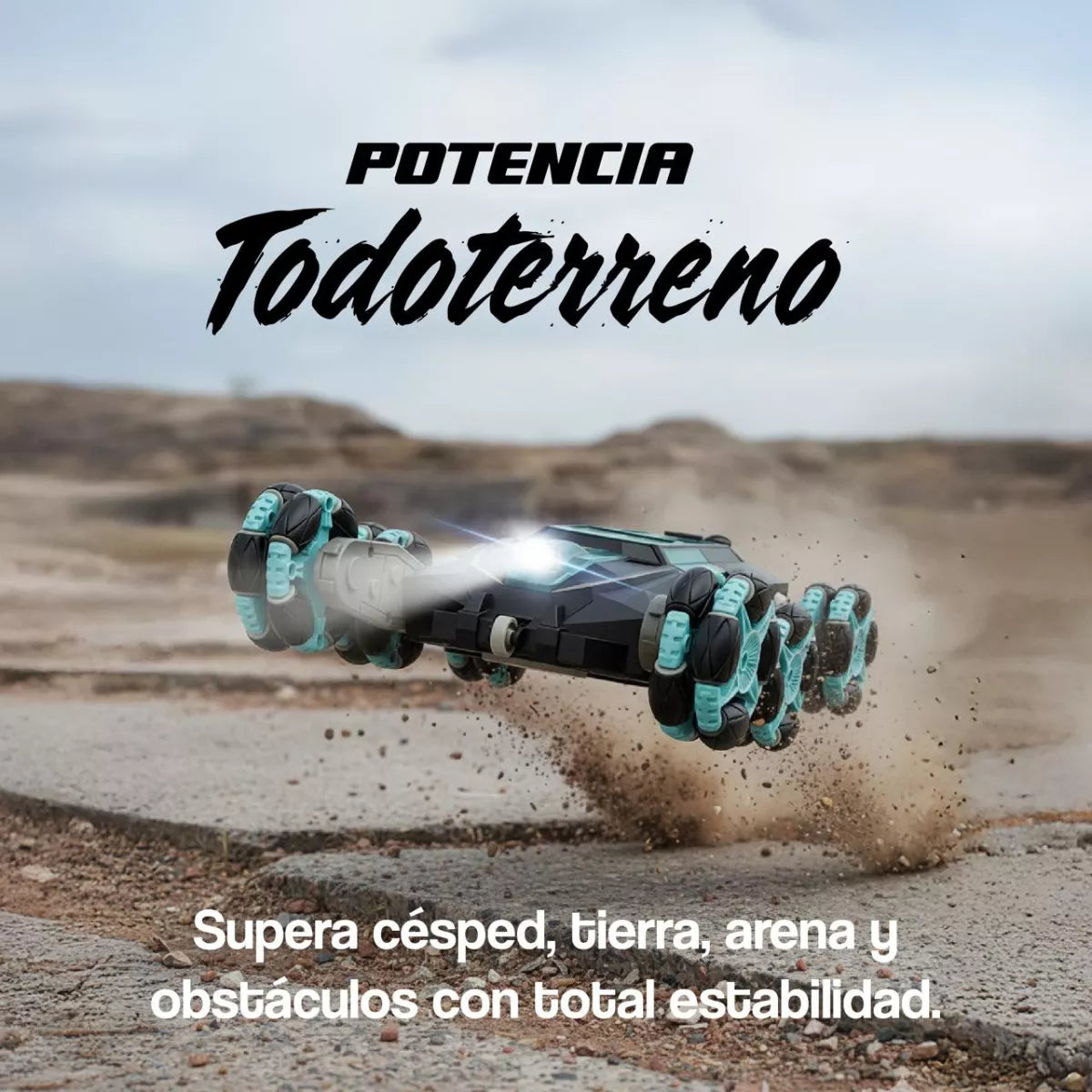 🚘😎Terra Runner GX Verde – Auto Teledirigido con Guante Gestual inteligente
